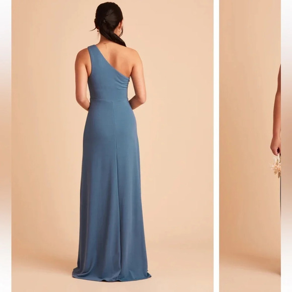 Birdy Grey Blue Twilight Crepe Kira Bridesmaid Dress, Women’s Size 2X - Picture 5 of 7